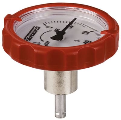 Flamco Thermometergreep lange uitvoering DN20-50 kst. rood, F10304