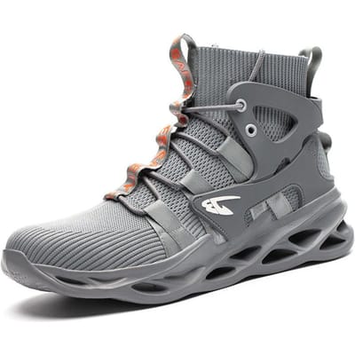 Onverwoestbare Lichte Antislip Veiligheidsschoenen Werklaarzen Voor Werk Anti-verbrijzeling Werk Sneakers Stalen Neus Veiligheidsschoenen Voor Mannen 40