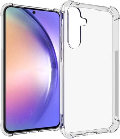 Coverup Hoesje - Geschikt voor Samsung Galaxy A55 Hoesje - Coverup TPU Back Cover met AirBag Corners - Transparant