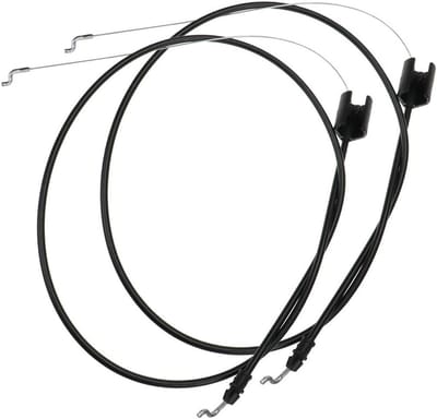 Grasmaaier Gaskabel - Controle Kabel - Gazon Onderhoud - Z-bocht uiteinden - 55-5/8 inch lengte - Zwart