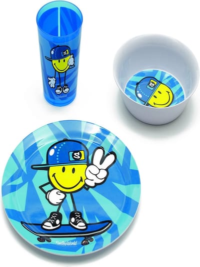 Dinerset - Zak!Designs - Smiley - kids boy