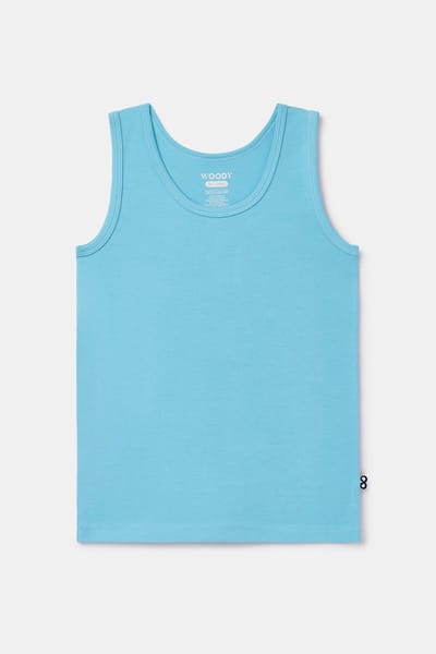Woody jongens singlet blauw 3 jaar