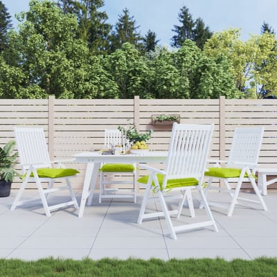 vidaXL - Palletkussens - 4 - st - 50x50x7 - cm - oxford - stof - felgroen