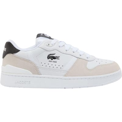 Lacoste Kinder/Kinder T-Clip Set Leren Trainers (Wit, Zwart)