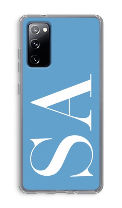 Gepersonaliseerd - Case Company® - Hoesje geschikt voor Samsung Galaxy S20 FE / S20 FE 5G hoesje - Monogram N°2 - Soft Cover Telefoonhoesje - Bescherming aan alle Kanten en Schermrand