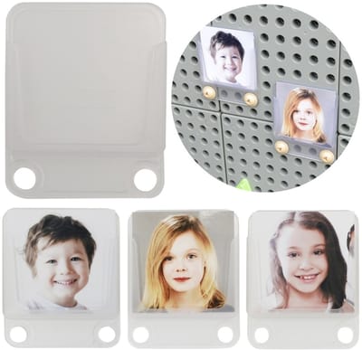 Masterkidz Transparant fotokaart-etui 6-delig. - UNI