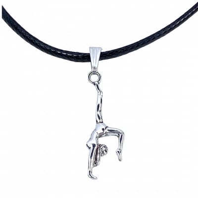 Turn ketting- Tik tak- Zwart turnen- Charme Bijoux
