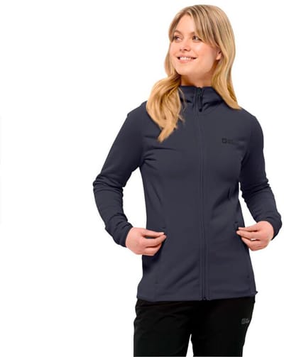 Jack Wolfskin Baiselberg Fleece Met Volledige Rits Grijs M Vrouw