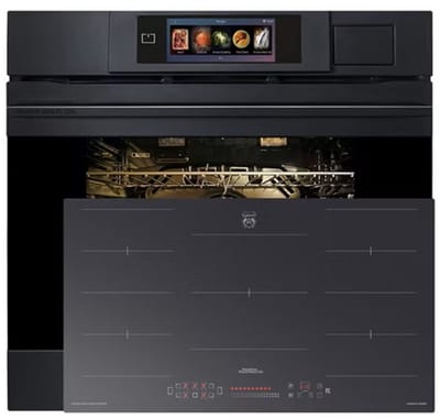 Inbouwoven - KAISER - EH 6341 - XXL Multi 37, multifunctionele - elektrische - stoomoven met stoomreiniging - 60 cm +Anti-Scratch / mat KCT 9110 FI inductiekookplaat met 5 QuickHeat inductiezones