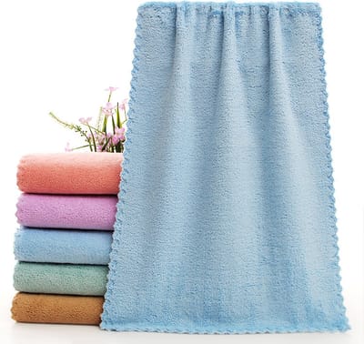 5-delige Handdoeken Set - 75x35 cm - Sneldrogend en Absorberend - Huisdier Handdoeken voor Honden en Katten