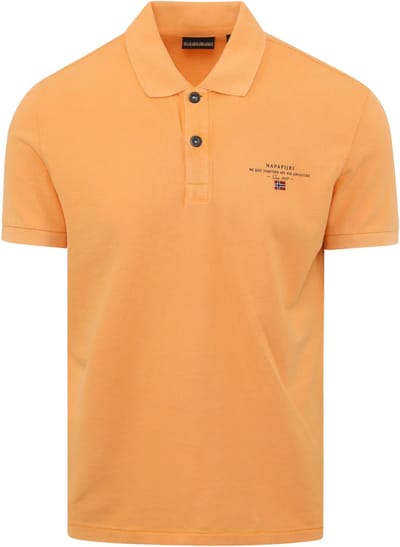 Napapijri Polo Elbas Oranje - Maat M - Heren
