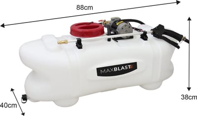 Maxblast atv-sproeier - zwart - 60l - 12 bar pompdruk
