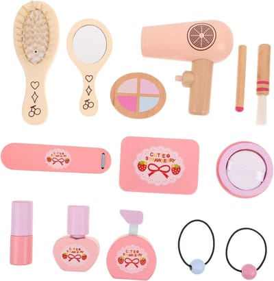 Kinderkaptafel Speelgoed - Nep Make-up Set - Rollenspel Spelen - Prinsessen Thema - 11 x 105 x 5 cm - Roze