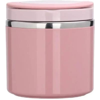 Boîte à lunch isotherme en acier inoxydable avec poignée pour soupe et aliments froids 1000ml white