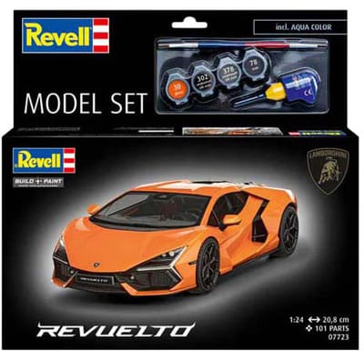 Revell Modelbouwpakket Auto - 67723 Lamborghini Revuelto - Italiaanse Supercar - Sportauto - Model Set Plastic - 1:24 - Modelbouw