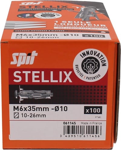 Stellix Hollewandplug Met Schroef M6/35