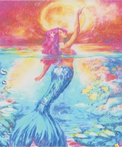 Diamond Painting Set 40x50cm - Zeemeermin - Full size ronde steentjes - Gratis verzonden - GC74757