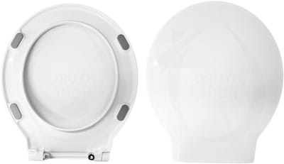 Toiletbril Duroplast - WC-bril Toiletdeksel - Badkamer Vernieuwen - Originele Pasvorm - 42x37 cm - Wit