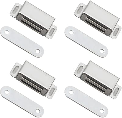 Allecto - Magneetsnapper Deur - Magnetische Sluiting - Roestvrij staal - Kastmagneten - Deurmagneet voor meubels - Geschikt voor schuifladen