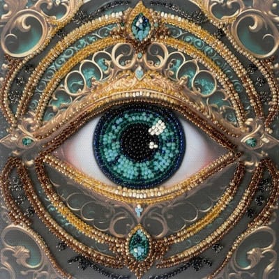 KRALEN BORDUURPAKKET Gaze Alchemy - Aantrekkelijke Blik - AM265 - Abris Art