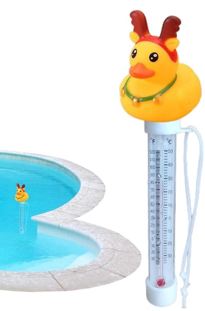 Drijvende Thermometer voor Zwembaden en Spa's - Eendenontwerp - Nauwkeurige Temperatuurbewaking voor Binnen- en Buiten gebruik