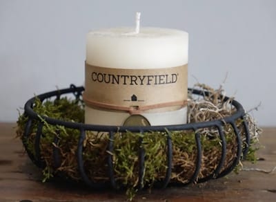 Countryfield Kandelaar krans zwart