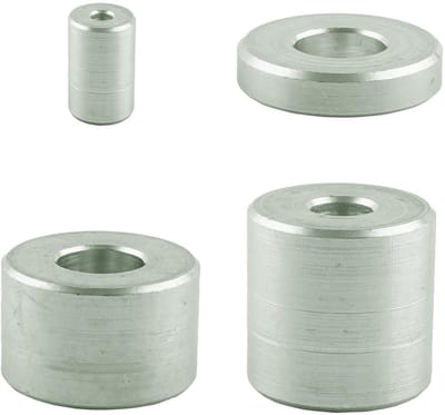 Afstandshulzen Aluminium - Afstandhouders Hulzen - Componenten Monteren - Maatvast En Stabiel - 5x10x5.5mm - Aluminiumkleur