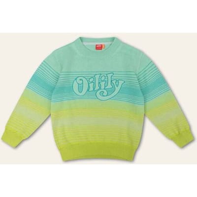 Oilily Kras Trui- maat92/2T Blauw indigo light
