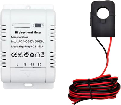 Slimme Bidirectionele Energiemeter ZIGBEE 150A voor Zonnepanelen en Thuisaansluiting