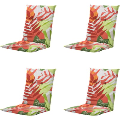 Madison - Tuinstoelkussen Lage Rug Iven terra - Ca. 105x50 cm - Set van 4