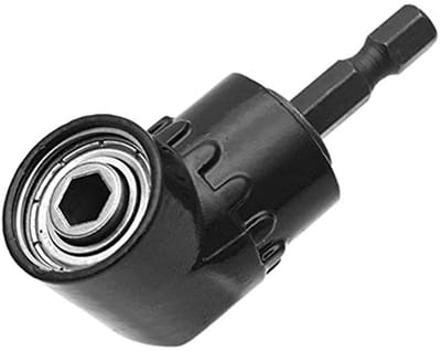 Allecto - Hoekboor Adapter - Lichtgewicht Schroevendraaier - 1/4 Inch Hex Shank - Geschikt voor Klussen - Perfect voor Thuisgebruik - Duurzaam en E...
