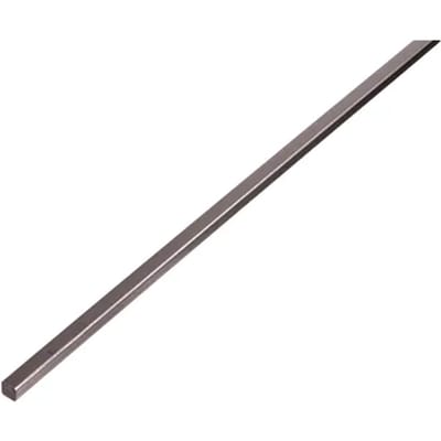 Alberts 432430 vierkante stang | staal | 1000 x 12 x 12 mm