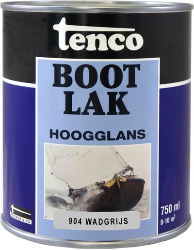 Tenco Lak - Hoogglans - Wadgrijs - 0,75l