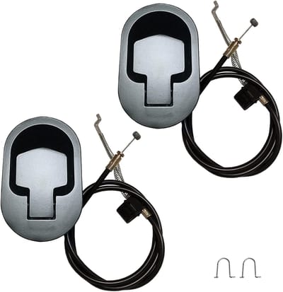 Aluminium Recliner Release Pull Handles voor Sofa en Stoelen - Vervangingshandgrepen met Kabels voor Comfortabel Ontspannen