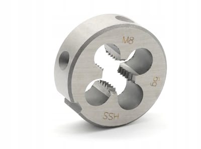 Fenes M8 HSS ronde draadsnijder DIN EN 22568
