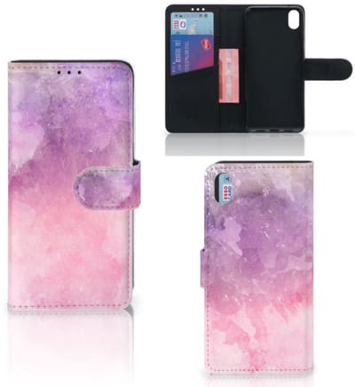 Boekhoesje voor Hoesje Xiaomi Redmi 7A Pink Purple Paint