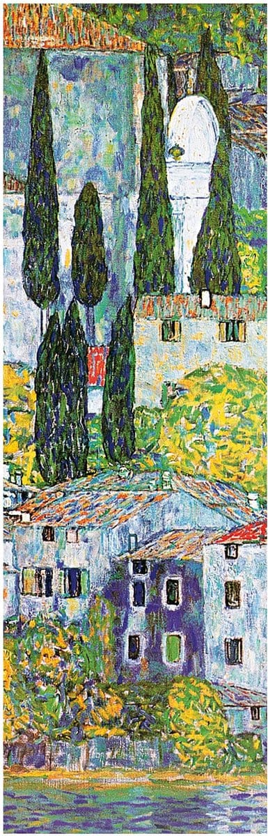 Kunstdruk Gustav Klimt - Chiesa a cassone sul garda 35x100cm