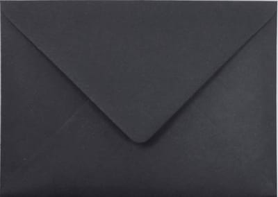 Ecologische grijze enveloppen A6 - 125 x 175 mm - 25 stuks - NK natgelijmde - 120 gram - Materica - Netuno
