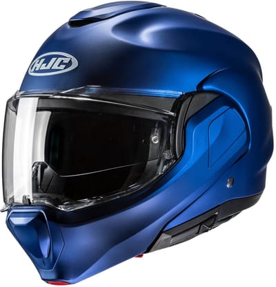 HJC F100 Solid Blauw Systeemhelm - Helm