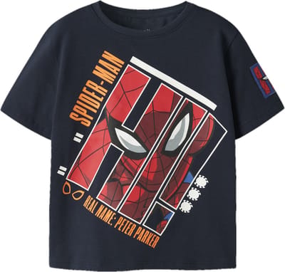 NAME IT - NMMAJIT SPIDER NREG SS TOP BOX MAR - Jongens - T-shirts