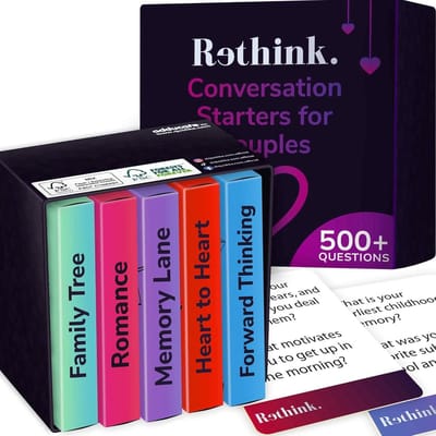 Gesprekskaarten Koppels - Relatie Vragen - Verbinding Verdiepen - 500 Vragen - 2 Spelers - N.v.t.