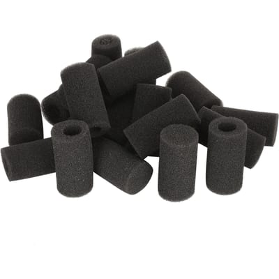 20 stuks Aquarium Vis Tank Waterinlaat Spons Filter Beschermhoes Vervangende Accessoires Type 1 black