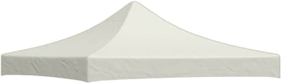 Partytent Dak 3x3 m - Crème - 600D Oxford met PVC-coating - Reservedak voor Vouwtent - Waterbestendig & UV-werend - Exclusief Frame