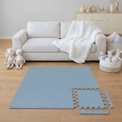 9-delige Kinder Puzzelmat - TÜV-getest - 30x30 cm EVA Foam Tegels met Randen - Opvouwbare Speelmat met Antislip Oppervlak - Isolerende Vloermat voor Kinderkamer