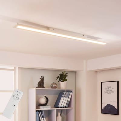 Arcchio LED paneel Arya, 120 cm, wit, dimbaar, aluminium