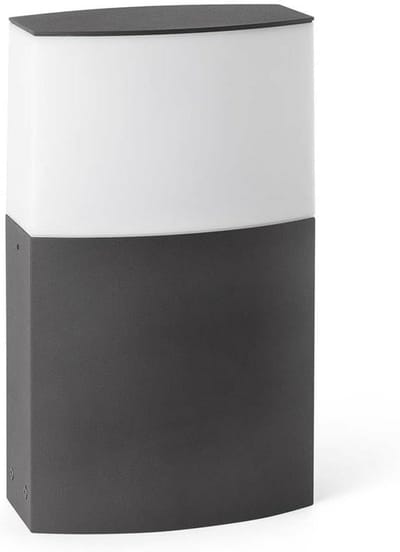 Sfeervolle Antracietgrijze Wandlamp 1xE27 20W H: 30 cm