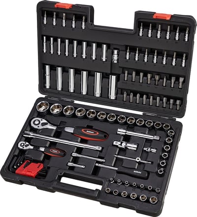 RAST91010 RODAC 1/2" | 1/4" Gereedschapskoffer / doppenset 101-delig
