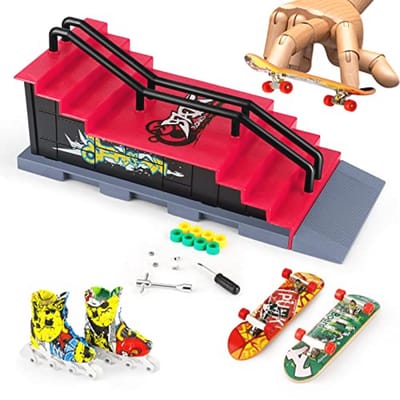 Mini Vingerskateboard en Schans Accessoires Set voor Skates