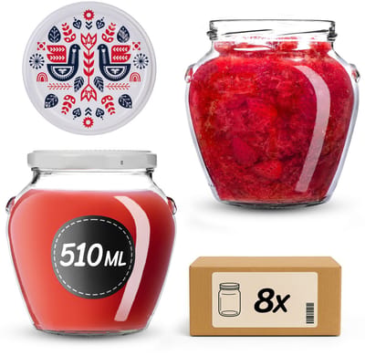 KADAX Amphora Pot 510ml + deksel 82 Kurpie