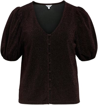 Object Objfilipa Tops & T-shirts Dames - Shirt - Bordeaux - Maat S